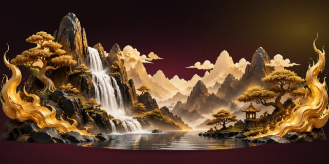 江山美景画